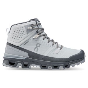 Grey Women's On Running Cloudrock 2 Waterproof Hiking Boots | 8635140_PH