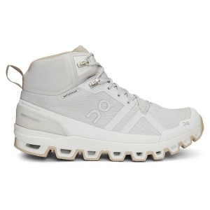 Grey Women's On Running Cloudrock Waterproof Hiking Boots | 8027461_PH