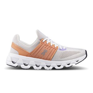 Grey / Brown Women's On Running Cloudswift 3 AD Sneakers | 6408275_PH