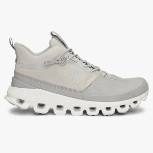 Grey / Grey Women's On Running Cloud Hi Sneakers | 3125680_PH