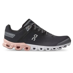 Grey / Rose Women's On Running Cloudflow Road Running Shoes | 4126980_PH