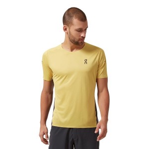 Mustard Men's On Running Performance-T 4 T Shirts | 3765240_PH