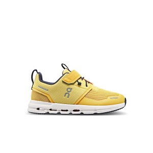 Mustard / White Kids' On Running Cloud Play Running Shoes | 5093147_PH