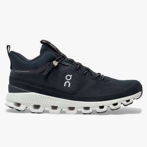 Navy Men's On Running Cloud Hi Sneakers | 9683715_PH