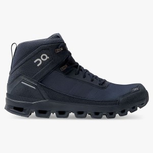 Navy Men's On Running Cloudridge Hiking Boots | 6359801_PH