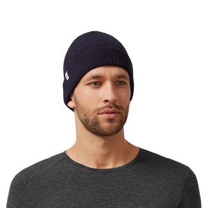 Navy Men's On Running Merino Beanie | 4291380_PH