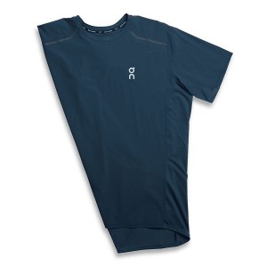 Navy Men's On Running Performance-T 1 T Shirts | 5967381_PH