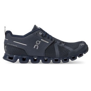 Navy Women's On Running Cloud 2 Waterproof Sneakers | 7291503_PH