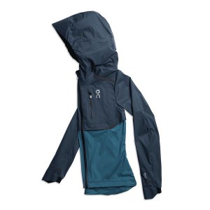 Navy Women's On Running Weather Jackets | 8412705_PH