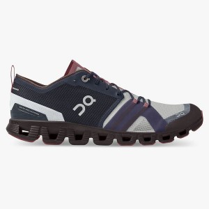 Navy / Pink Men's On Running Cloud X Shift Sneakers | 8925173_PH