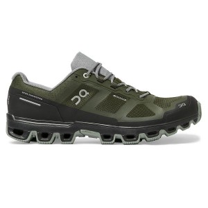 Olive Men's On Running Cloudventure Waterproof 2 Trail Running Shoes | 1478635_PH