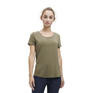 Olive Women's On Running Active-T Breathe T Shirts | 5871362_PH