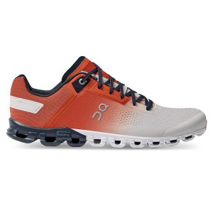 Orange Men's On Running Cloudflow Road Running Shoes | 7208931_PH