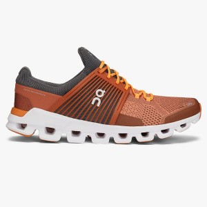 Orange / Grey Men's On Running Cloudswift 1 Road Running Shoes | 746529_PH