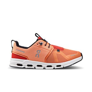 Orange / Red Kids' On Running Cloud Sky Running Shoes | 8415372_PH