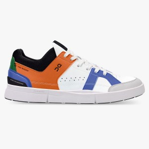 Orange / White Men's On Running THE ROGER Clubhouse Sneakers | 1403967_PH