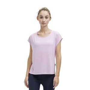 Pink Women's On Running Active-T Flow T Shirts | 9704823_PH