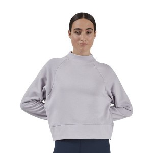 Purple Women's On Running Crew Neck Sweatshirts | 529863_PH