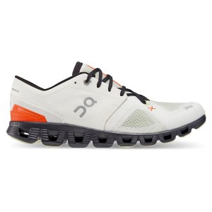 White Men's On Running Cloud X 3 Road Running Shoes | 3481520_PH