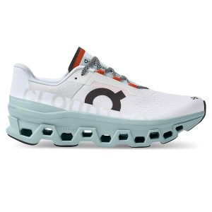 White Men's On Running Cloudmonster Road Running Shoes | 7469523_PH