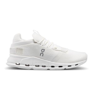 White Men's On Running Cloudnova Sneakers | 7428190_PH