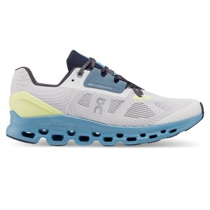 White Men's On Running Cloudstratus Road Running Shoes | 3851097_PH