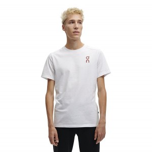 White Men's On Running Graphic-T 1 T Shirts | 173645_PH