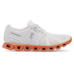 White Women's On Running Cloud 5 Sneakers | 4513978_PH