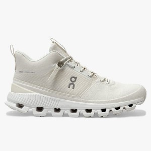 White Women's On Running Cloud Hi Sneakers | 4298560_PH