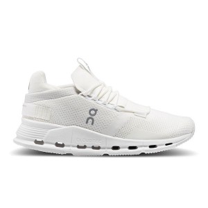 White Women's On Running Cloudnova Sneakers | 271658_PH