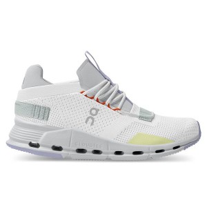 White Women's On Running Cloudnova Sneakers | 6041798_PH