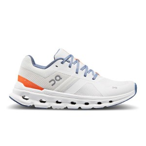 White Women's On Running Cloudrunner Road Running Shoes | 6810437_PH