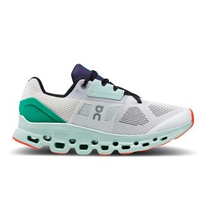 White Women's On Running Cloudstratus Road Running Shoes | 7085629_PH