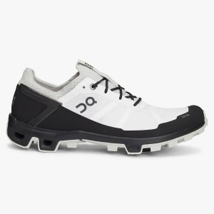 White / Black Men's On Running Cloudventure Peak 2 Trail Running Shoes | 789136_PH