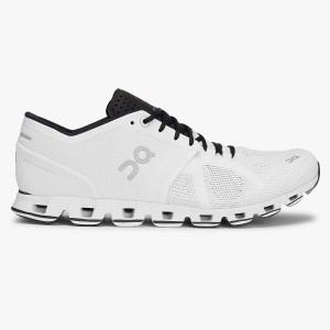 White / Black Women's On Running Cloud X 1 Training Shoes | 5289416_PH