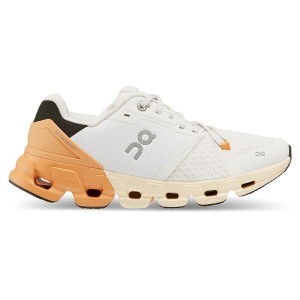 White / Copper Women's On Running Cloudflyer 4 Road Running Shoes | 5302741_PH