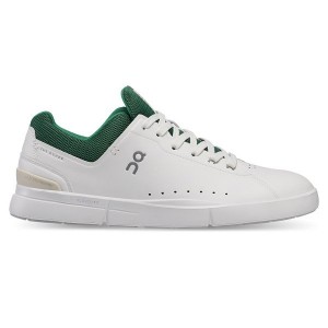 White / Green Men's On Running THE ROGER Advantage Sneakers | 7506824_PH