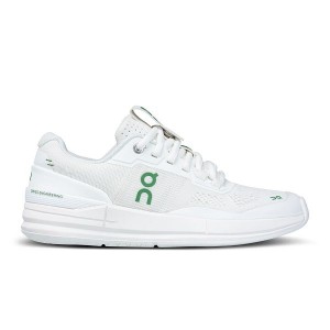 White / Green Women's On Running THE ROGER Pro Tennis Shoes | 468915_PH