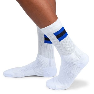 White / Indigo Women's On Running Tennis Socks | 8049532_PH