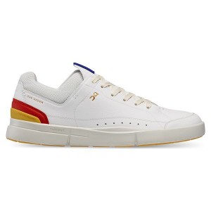 White / Mustard Men's On Running THE ROGER Centre Court Sneakers | 5791046_PH