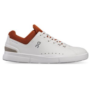 White / Orange Men's On Running THE ROGER Advantage Sneakers | 798132_PH