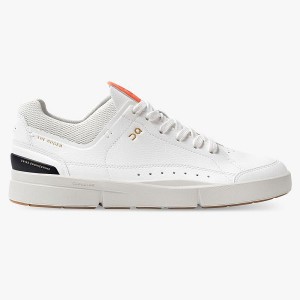 White / Orange Women's On Running THE ROGER Centre Court Sneakers | 4529803_PH