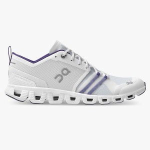 White / Purple Men's On Running Cloud X Shift Sneakers | 4976530_PH