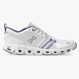 White / Purple Women's On Running Cloud X Shift Sneakers | 1638945_PH