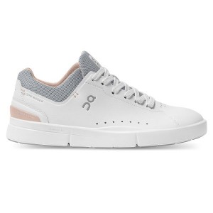 White / Rose Women's On Running THE ROGER Advantage Sneakers | 6105289_PH