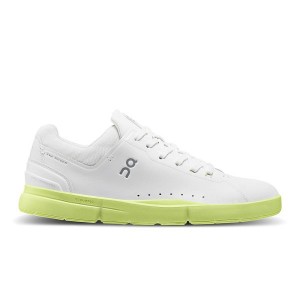 White / Yellow Men's On Running THE ROGER Advantage Sneakers | 3265987_PH