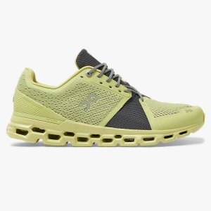 Yellow / Grey Men's On Running Cloudstratus 1 Road Running Shoes | 8315462_PH