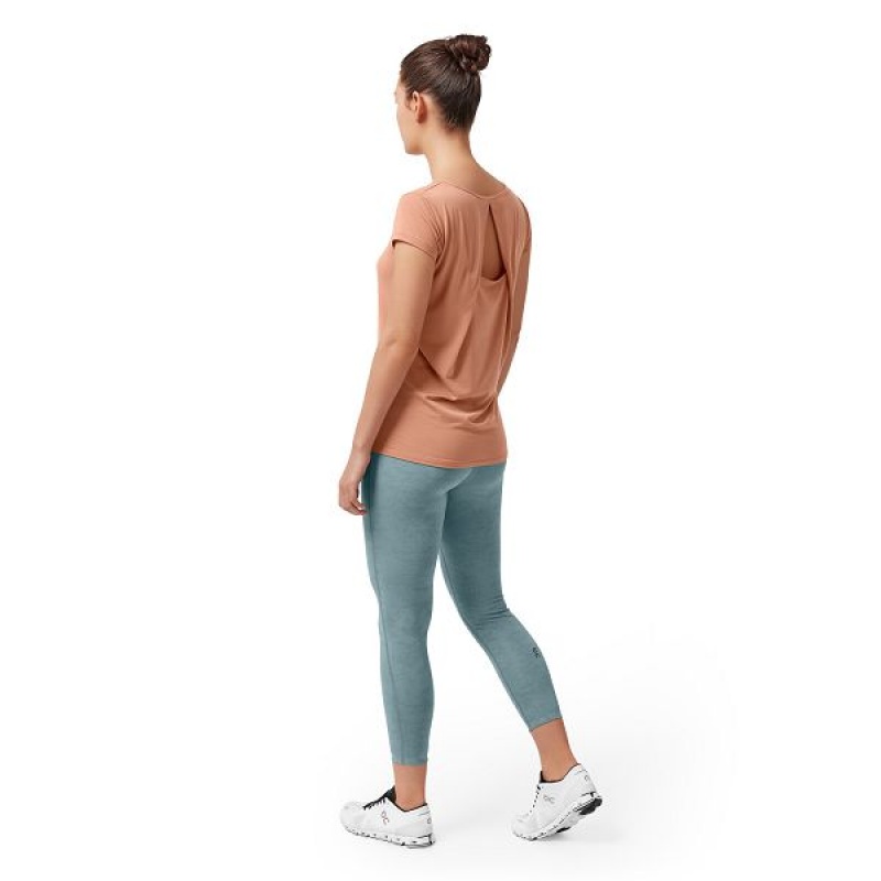 Apricot Women's On Running Active-T Breathe T Shirts | 3706519_PH