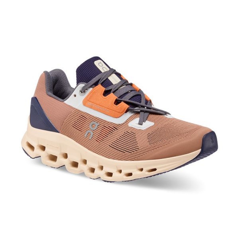 Apricot Women's On Running Cloudstratus Road Running Shoes | 9187354_PH