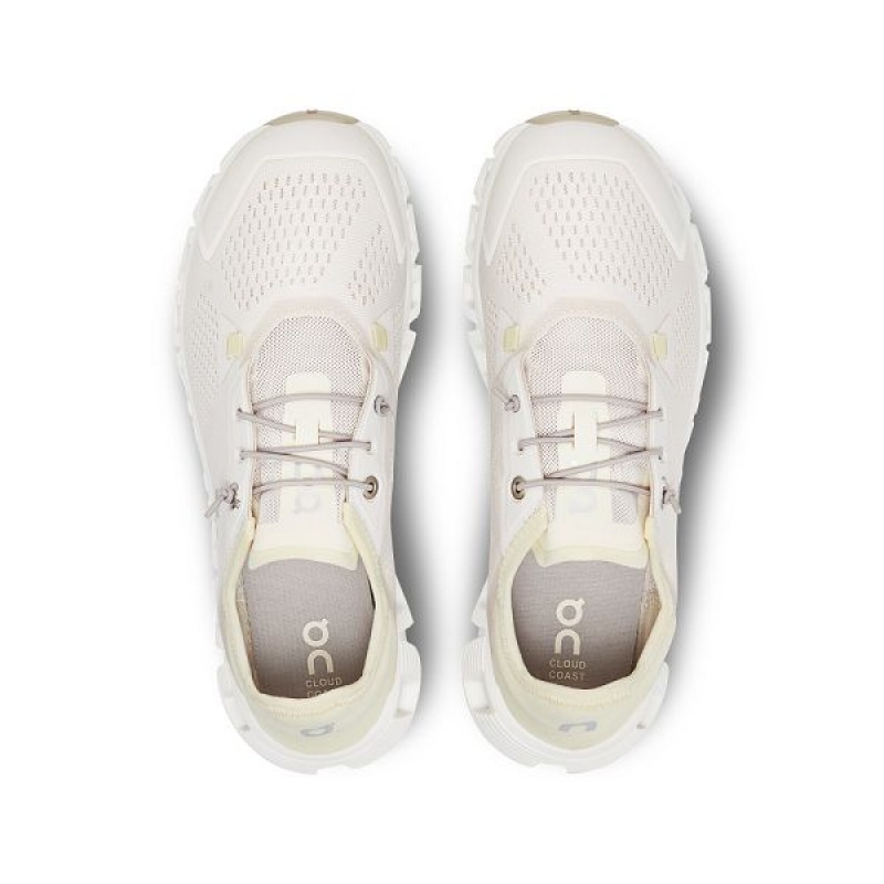 Beige Women's On Running Cloud 5 Coast Sneakers | 793485_PH